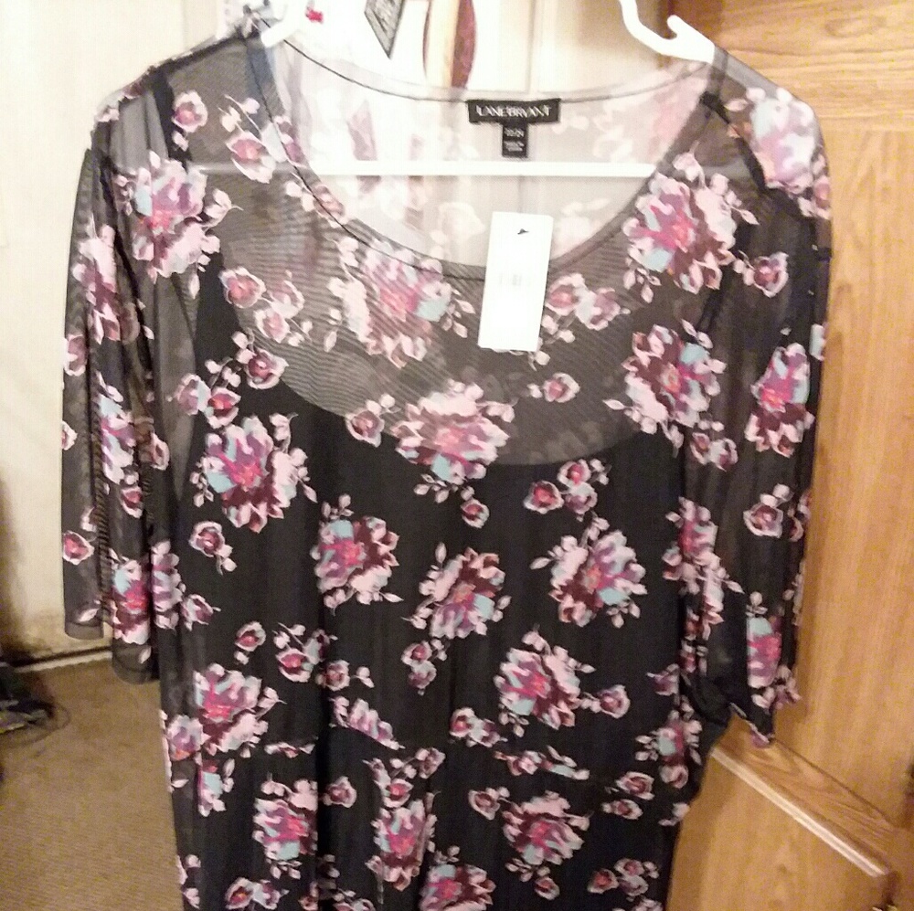 Lane Bryant floral top
